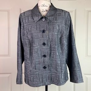 Briggs New York Textured Blazer Jacket